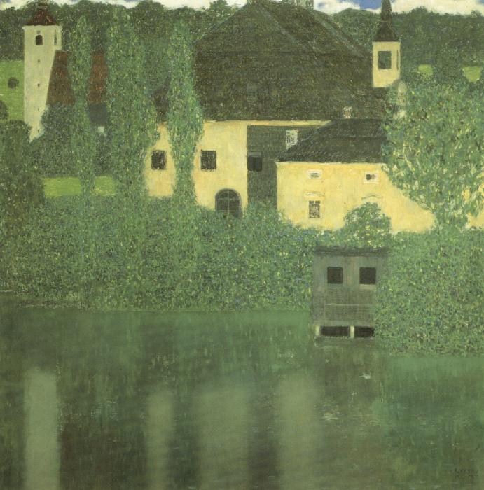Gustav Klimt Schloss Unterach on the Attersee